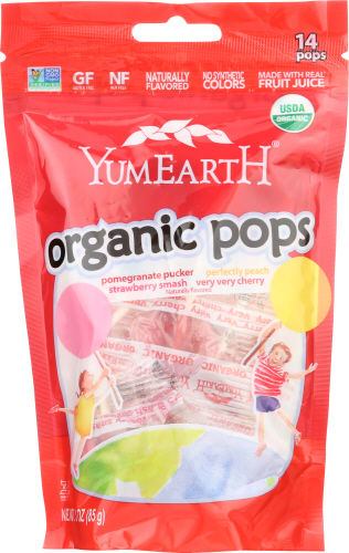 Yumearth Lolli Pop 14Ct Org 3 Oz