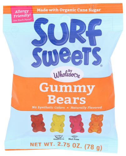 Surf Sweets Gummy Bear 90% Org 2.75 Oz