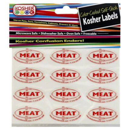 Kosher Confusion Enders Sticker Labels Meat 1 Ea