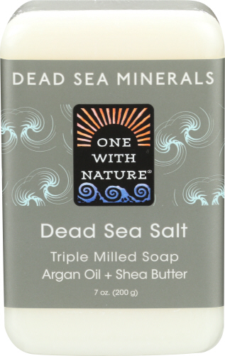 One With Nature Soap Bar Dead Sea Salt 7 Oz