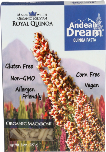 Andean Dream Pasta Quinoa Macaroni 8 Oz