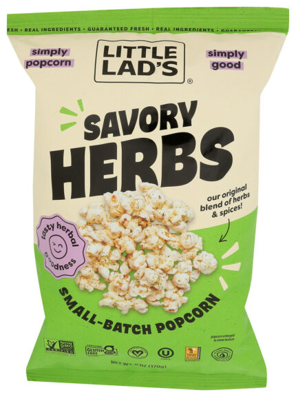 Little Lads Popcorn Savory Herbs 6 Oz