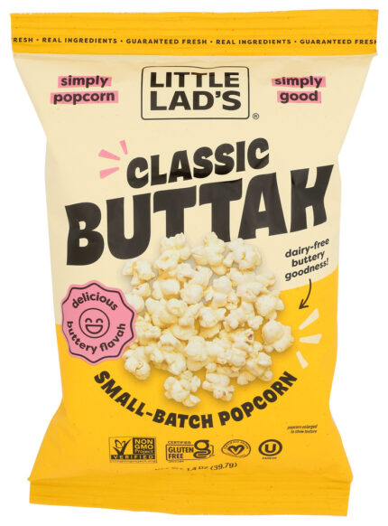 Little Lads Popcorn Rte Clsic Buttah 1.40 Oz