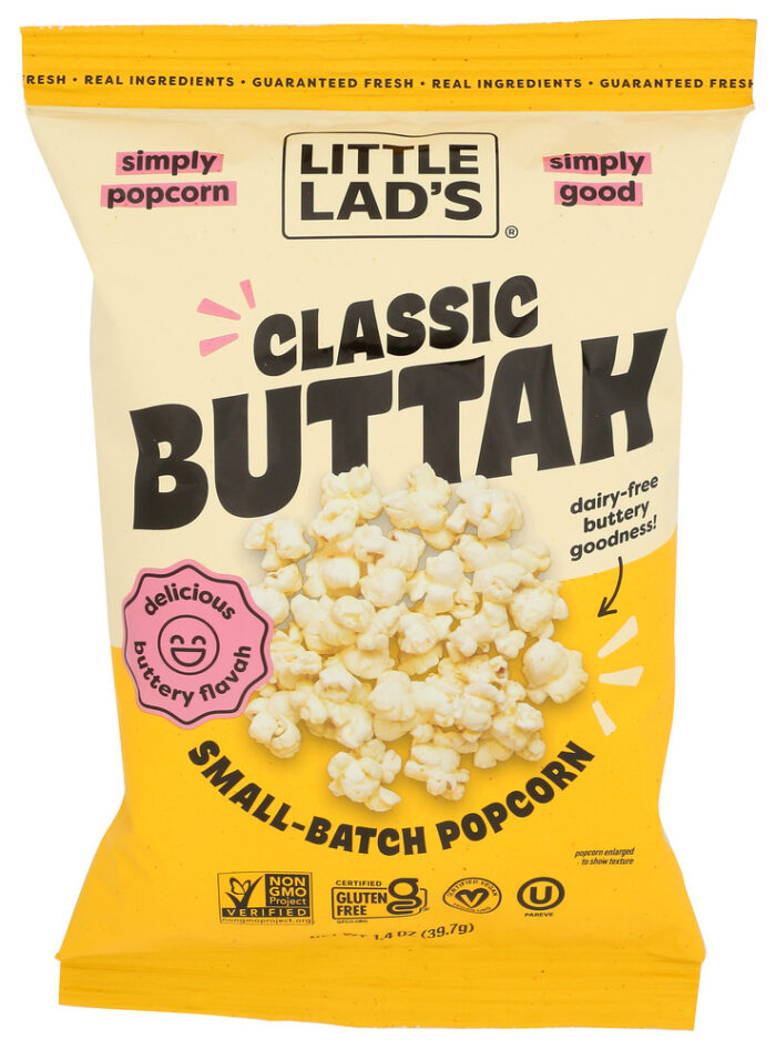 Little Lads Popcorn Rte Clsic Buttah 1.40 Oz - Image 1