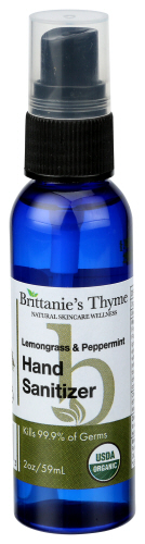 Brittanies Thyme Sanitizer Lmngrs Pprmint 2 Fo