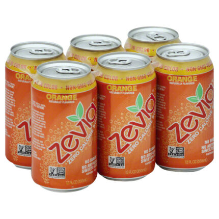 Zevia Soda Orange Ntrl 6Pk 72 Fo