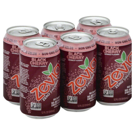 Zevia Soda Blk Chry Zero Ntrl 6Pk 72 Fo