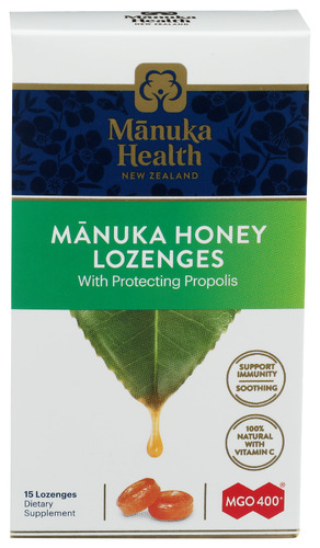 Manuka Health Lozenge Hny & Propolis 15 Pc