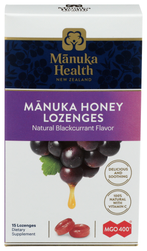 Manuka Health Lozenge Hny Blckcurnt 15 Pc