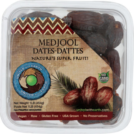 United With Earth Eb Date Medjool Cnvtnl 1 Lb
