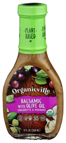 Organicville Drssng Vngrt Ooil Balsmc Org 8 Oz