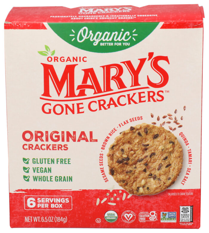 Marys Gone Crackers Cracker Gf Orgnl 6.50 Oz - Image 1