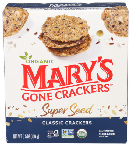 Marys Gone Crackers Cracker Super Seed 5.50 Oz
