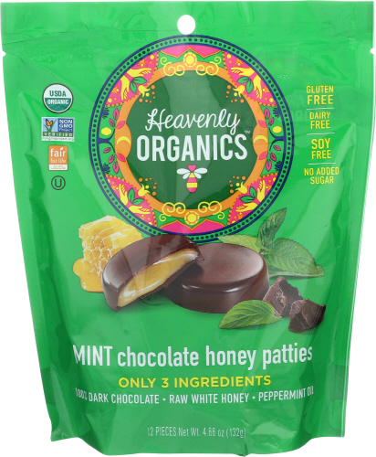 Heavenly Organics Hny Patty Choc Mint Org B 4.66 Oz