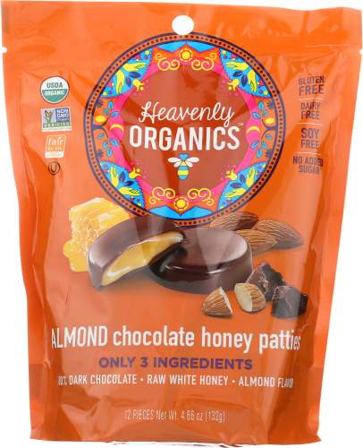 Heavenly Organics Hny Patty Choc Almnd Org 4.66 Oz