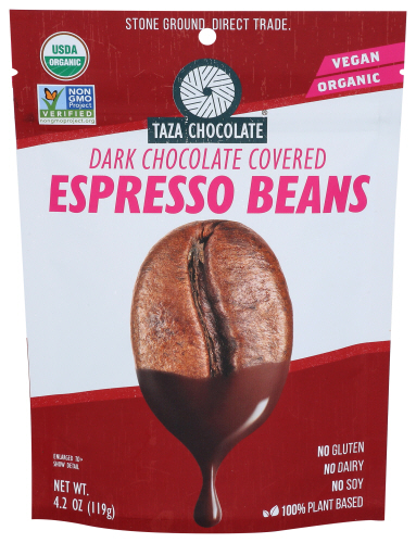 Taza Chocolate Espresso Beans Choco Org 3.50 Oz