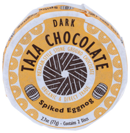 Taza Chocolate Choc Disc Eggnog Org 2.70 Oz