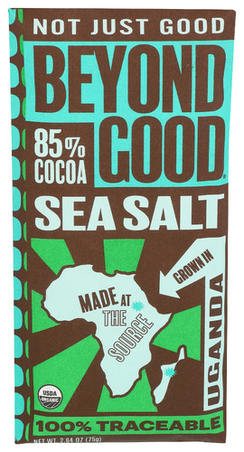 Beyond Good Bar Choc 85 Pcnt Sea Slt 2.64 Oz