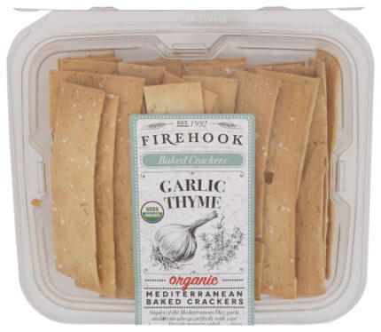 Firehook Cracker Bkd Garlic Thyme 8 Oz