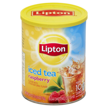 Lipton, Raspberry Iced Tea Mix, Case Of 6, 26.8 Oz