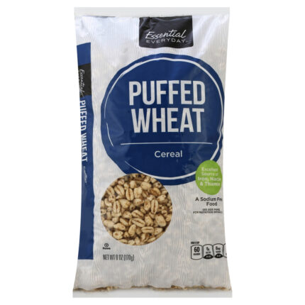 Essential Everyday, Puffed Wheat Cereal, Case Of 12, 6 Oz