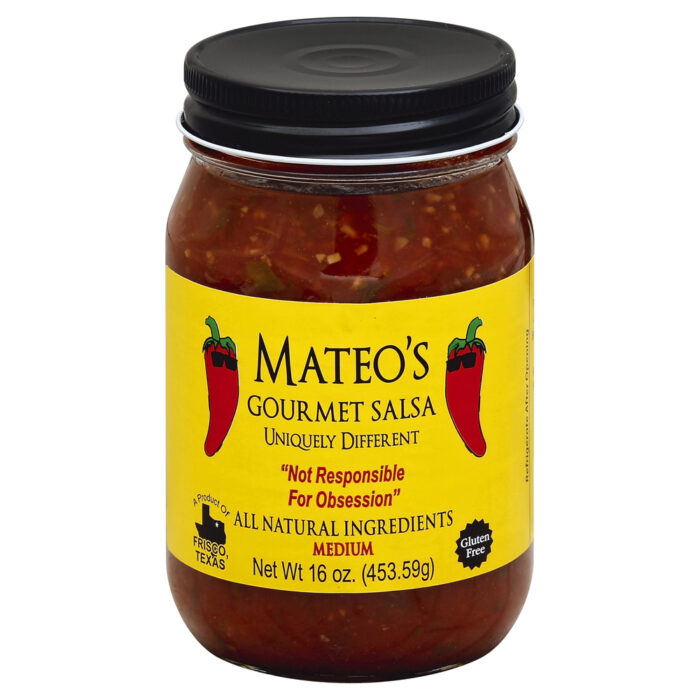 Mateos Gourmet Salsa,Medium 16 Oz - Image 1