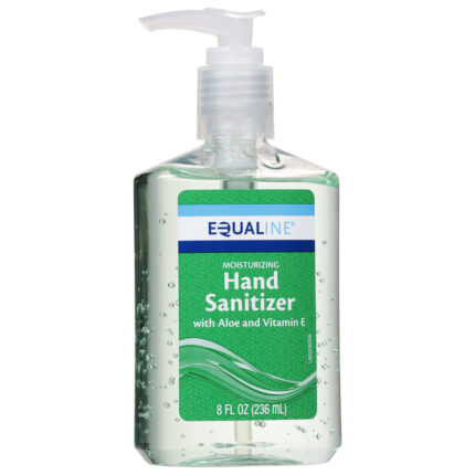 Equaline, Moisturizing Hand Sanitizer With Aloe And Vitamin E, Case Of 12, 8 Fl Oz