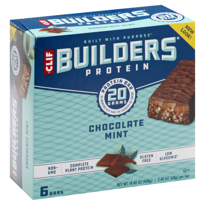 Clif Builders Bar,Choc Mint 6/2.4Oz - Image 1