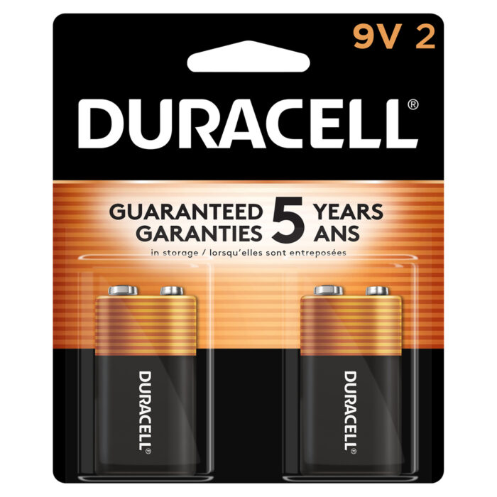 Duracell, Coppertop Alkaline Batteries 9 V, Case Of 12, 2 Pk - Image 1