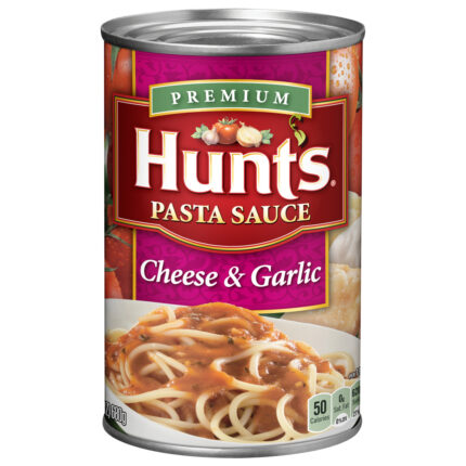 Hunt'S, Premium Cheese & Garlic Pasta Sauce, Case Of 12, 24 Oz