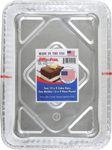 Jiffy-Foil, Cake Pans 13 X 9 Inches, Case Of 25, 2 Ct