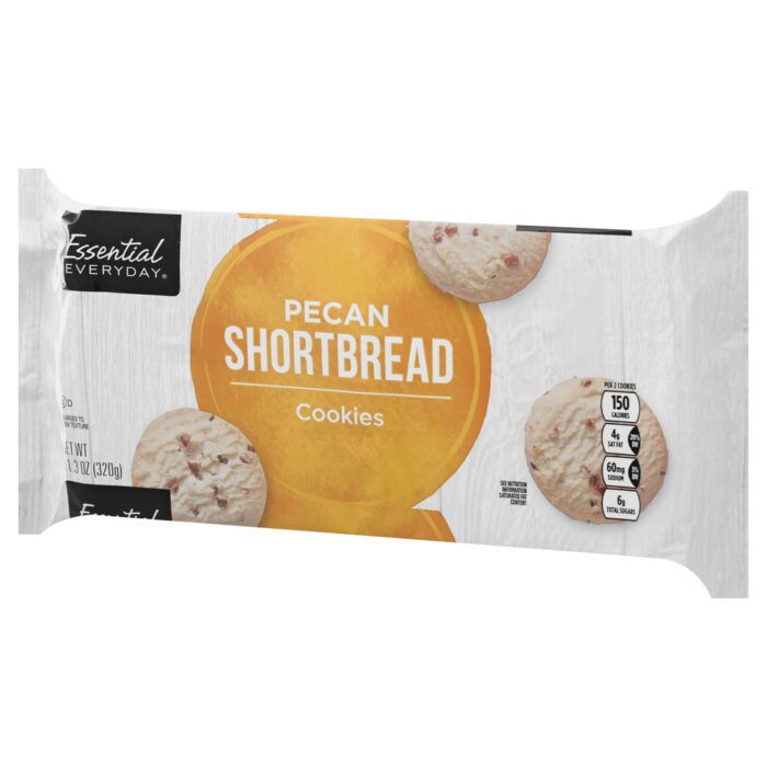 Essential Everyday, Pecan Shortbread Cookies, Case Of 12, 11.3 Oz - Image 1