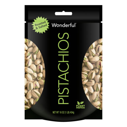 Wondrf Pistachios,Roasted,Salted 16 Oz