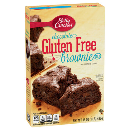 Betty Crocker, Gluten Free Chocolate Brownie Mix, Case Of 6, 16 Oz