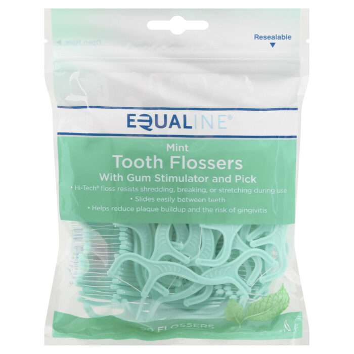 Equaline, Tooth Flossers Mint, Case Of 12, 90 Ct - Image 1