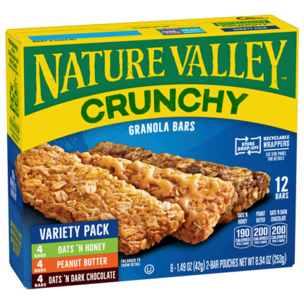 Nature Valley, Granola Bars Variety Pack, Case Of 12, 8.94 Oz