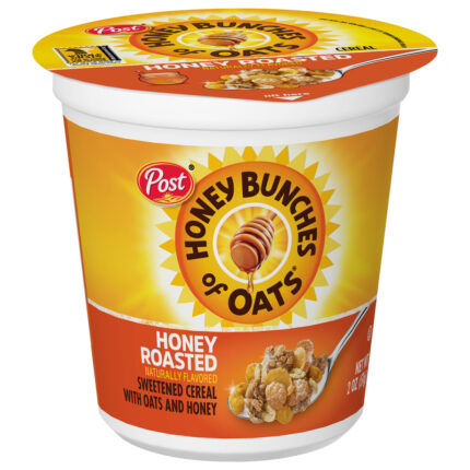 Post, Honey Bunches Of Oats Honey Roasted, Case Of 12, 2 Oz