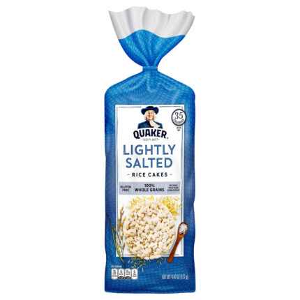 Quaker, Rice Cakes Lightly Salted, Case Of 12, 4.47 Oz