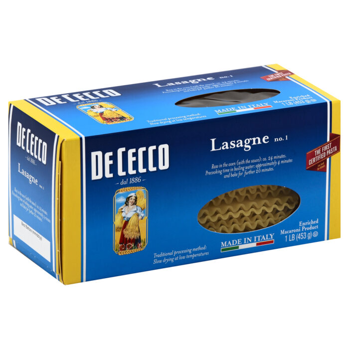 Dcecco Pasta,Lasagna,Larga 16 Oz - Image 1