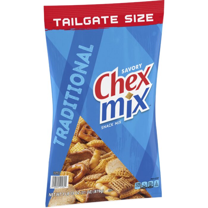 Chex Mix, Traditional Savory Snack, Case Of 10, 31 Oz - Image 1