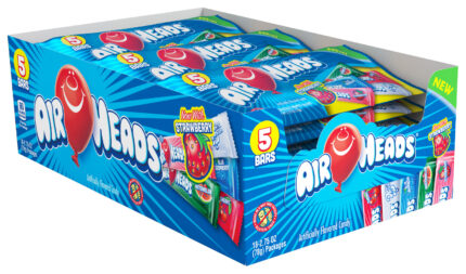 Airheads, Artificially Flavored Candy, Case Of 18, 2.75 Oz