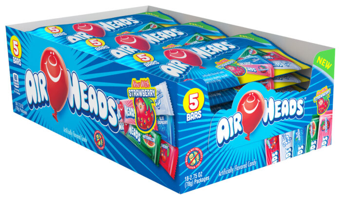Airheads, Artificially Flavored Candy, Case Of 18, 2.75 Oz - Image 1
