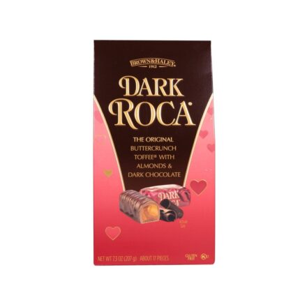 Brown&Haley, Original Dark Roca Buttercrunch Toffee With Almond And Dark Chocolate, Case Of 6, 7.3 Oz