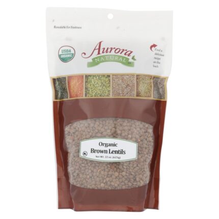 Aurnat Lentils,Og2,Brown 22 Oz