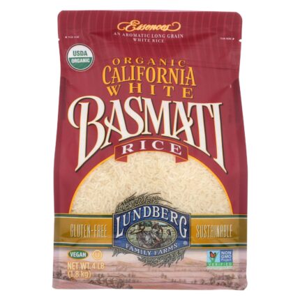 Lundbg Rice,Og2,Basmati,Cal,Wht 4 Lb
