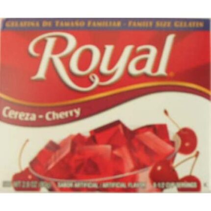 Royal, Cherry Gelatin, Case Of 12, 2.80 Oz