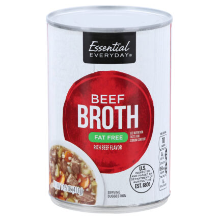 Essential Everyday, Rich Beef Broth, Case Of 24, 14.5 Oz