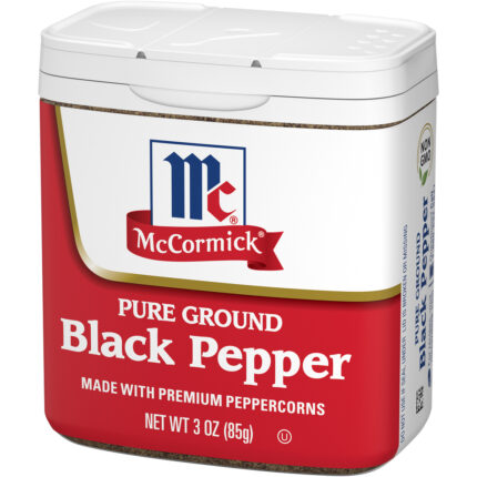 Mccormick, Pure Ground Black Pepper, Case Of 12, 3 Oz