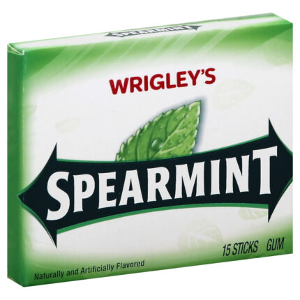 Wrigley'S, Spearmint Gum, Case Of 10, 15 Ct