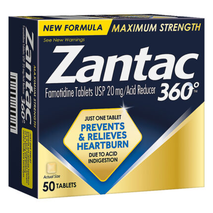Zantac, Maximum Strength Acid Reducer, Case Of 3, 50 Ct